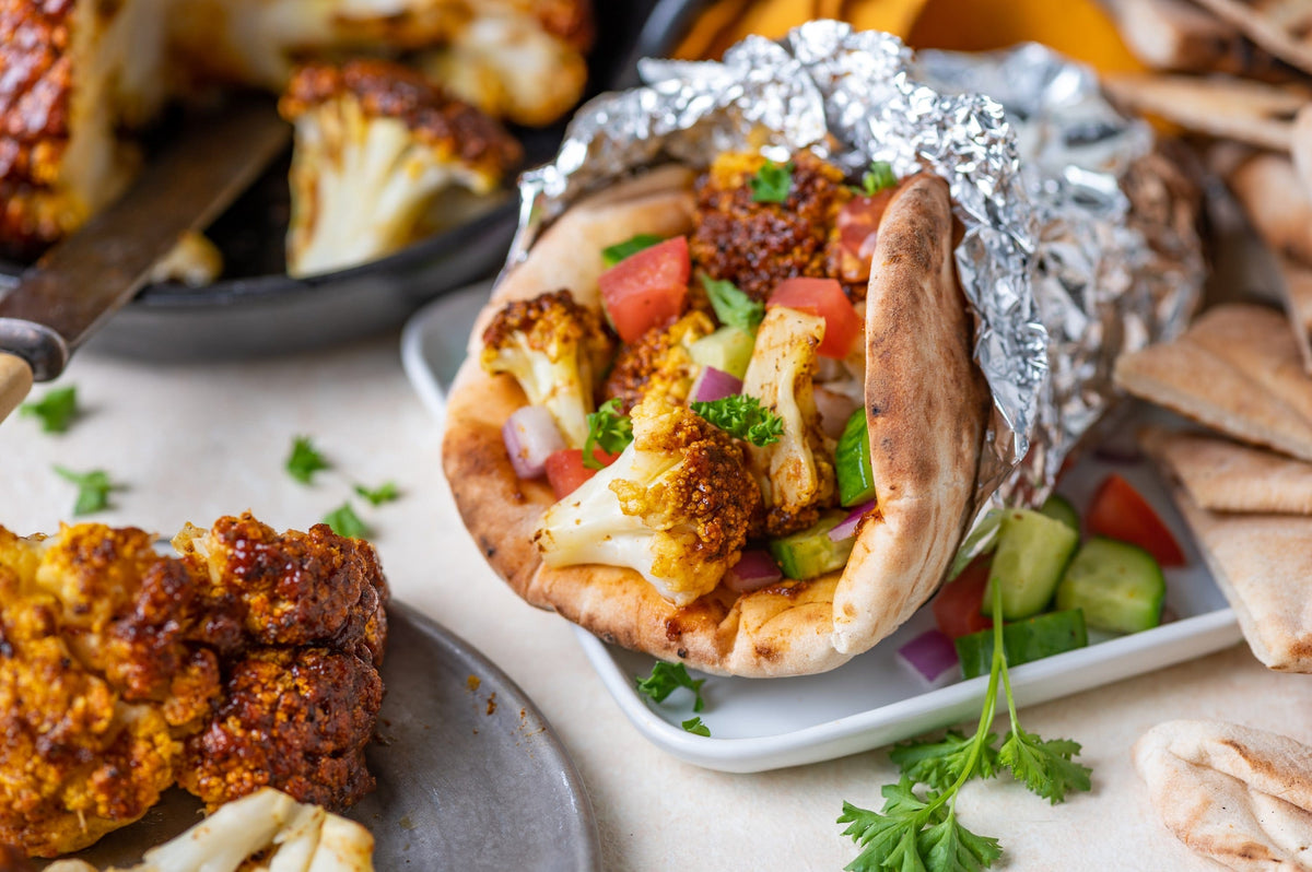 BBQ Shawarma Cauliflower Wrap