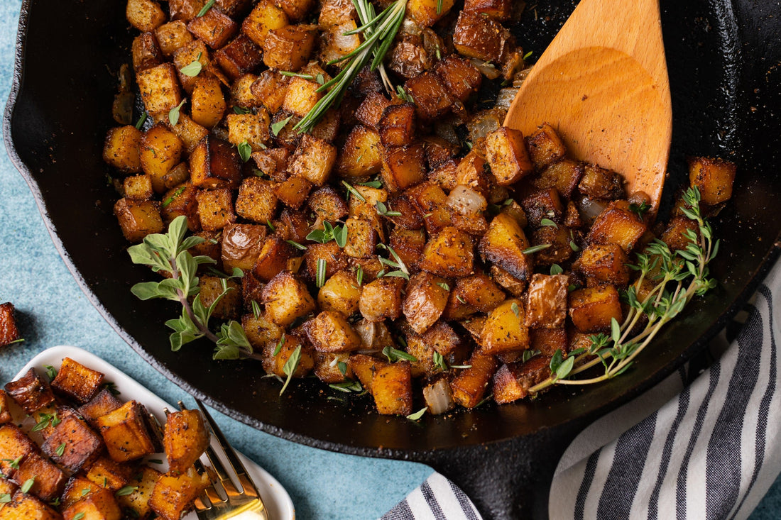 Flat Iron Skillet Potatoes