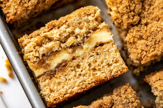 Frosted Cinnamon Bun Coffee Cake