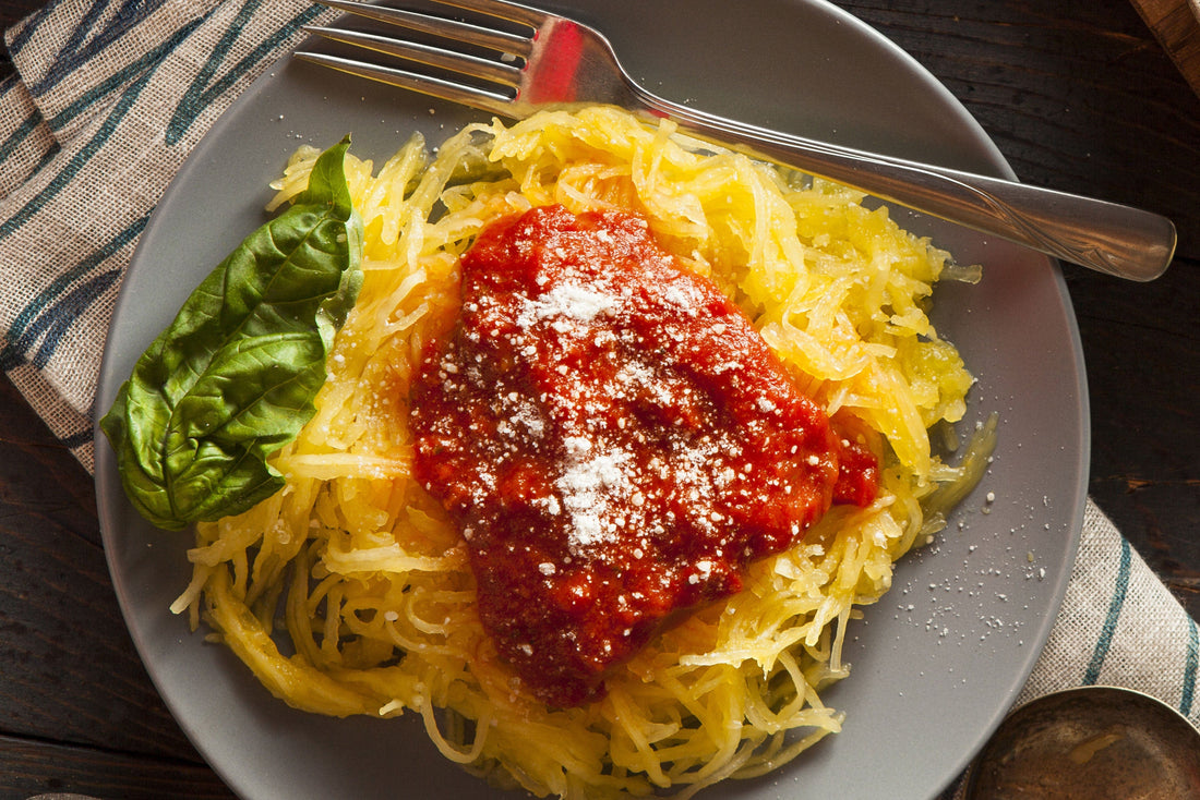 Spaghetti Squash with Spiced Marinara
