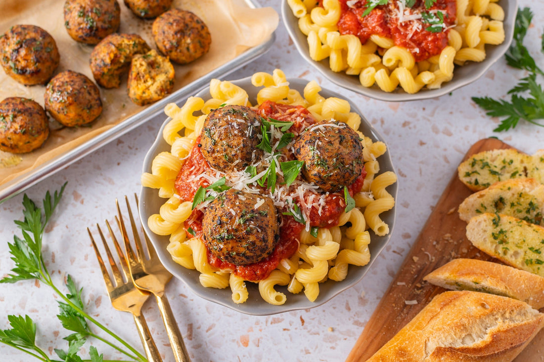 Turkey Meatballs in Herbed Marinara