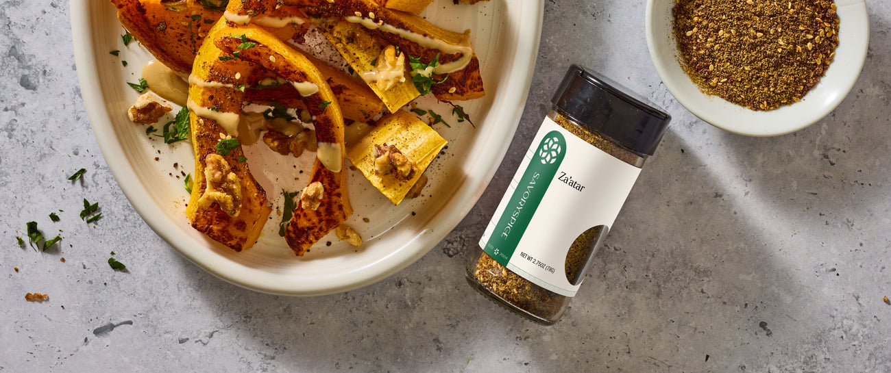 Za’atar Roasted Squash with Citrus Drizzle