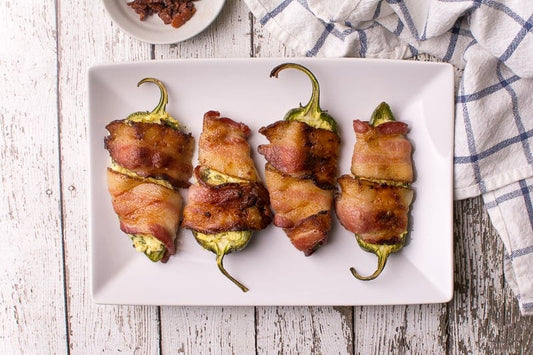 Bacon-Wrapped Bajan Jalapeño Poppers