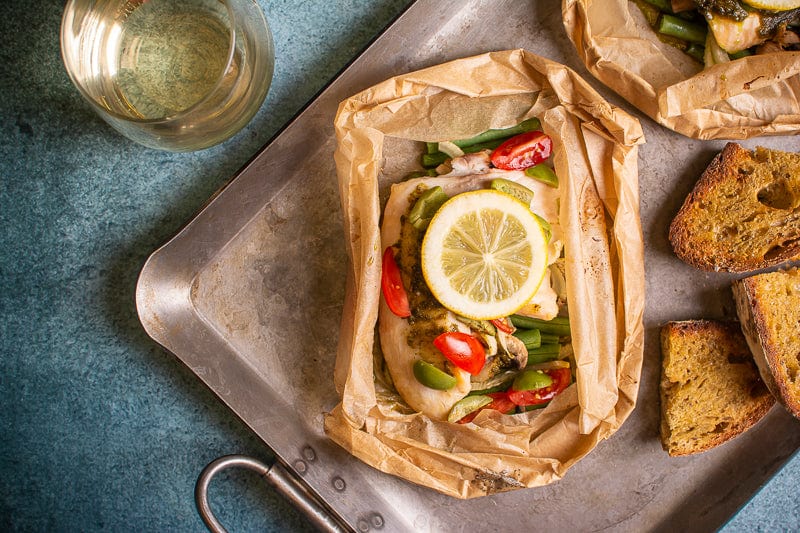 Herbed Fish and Fennel en Papillote