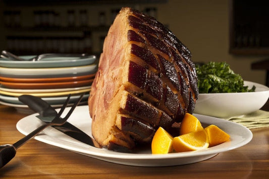 Maple Garam Masala-Glazed Ham