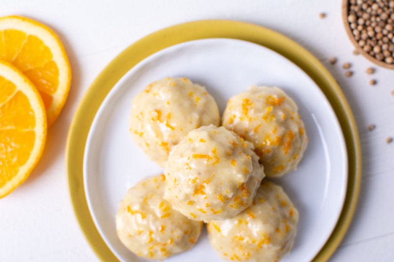 Orange Coriander Cookies