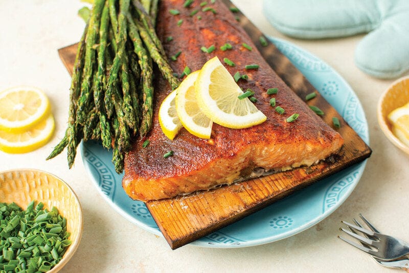 Pearl Street Cedar Plank Salmon