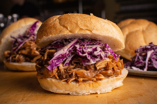 Vegetarian Sweet Jerk Shredded Jackfruit