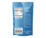 Back of Saffron Chanterelle Risotto packet on white